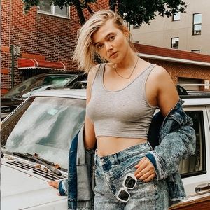 MIAKODA TANK CROP TOP (GRAY)